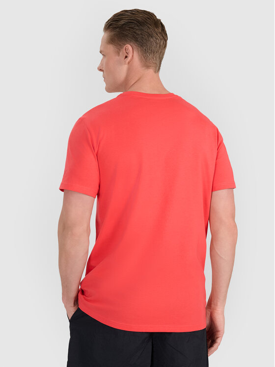 4F 4F T-Shirt CHILLY WAVES Koralowy Regular Fit