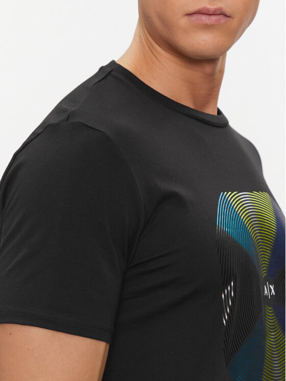 Armani Exchange Armani Exchange Tričko 3DZTJK ZJE6Z 1200 Čierna Regular Fit