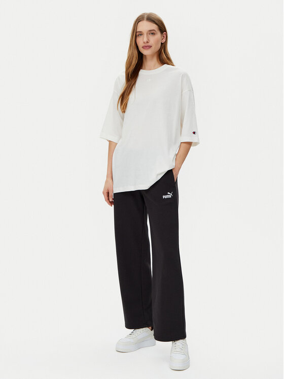 Puma Puma Pantaloni da tuta Ess Small No. 1 Logo 684979 Nero Straight Fit
