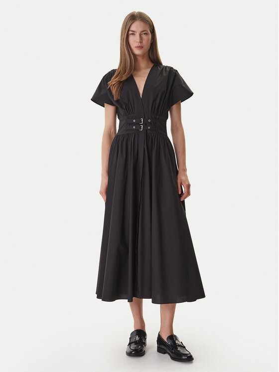 DKNY DKNY Hétköznapi ruha DJ6D9194 Fekete Regular Fit