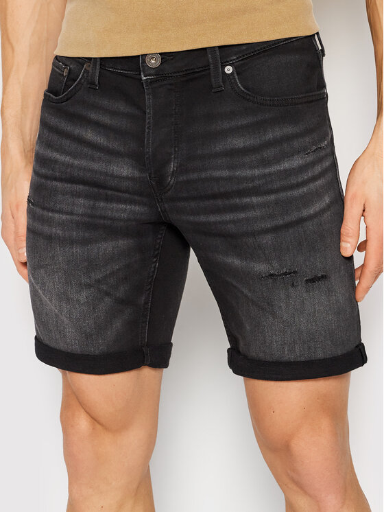 Pantaloncini di jeans Rick Icon 12201639 Nero