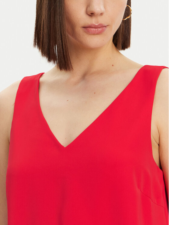 Pieces Pieces Top Franan 17146424 Roșu Regular Fit