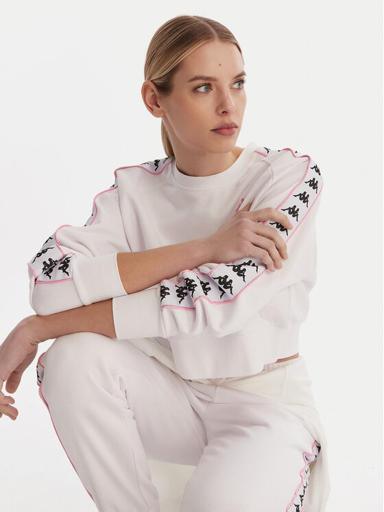 Kappa Kappa Світшот Banda Marbella 351S2HW Білий Oversize