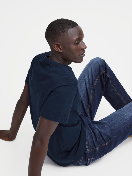 Blend Blend T-shirt 20716515 Tamnoplava Regular Fit