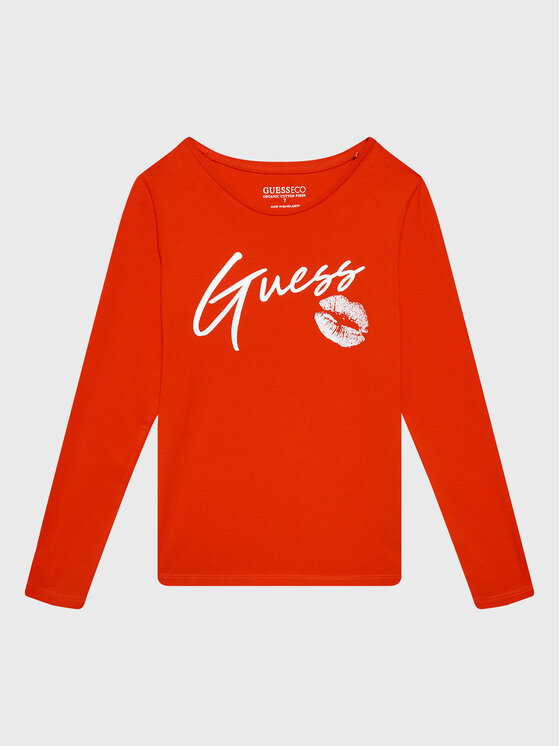 Guess Bluză J3RI17 K6YW1 Roșu Regular Fit