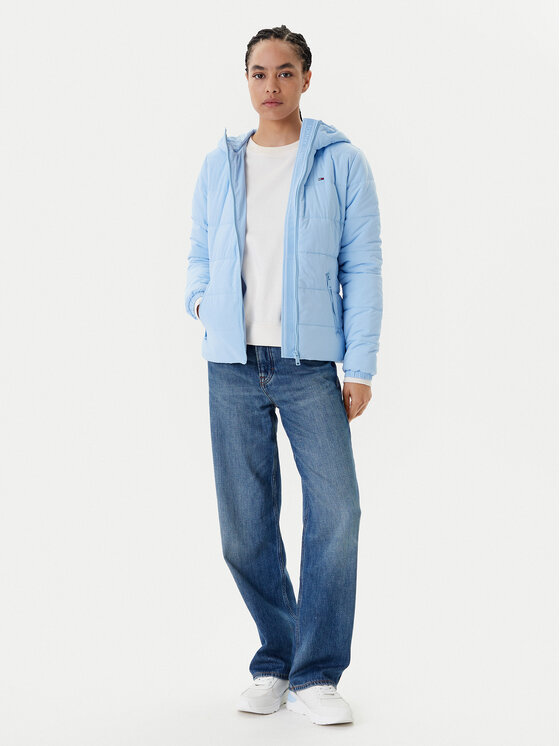 Tommy Jeans Tommy Jeans Μπουφάν μεταβατικό DW0DW20959 Γαλάζιο Slim Fit