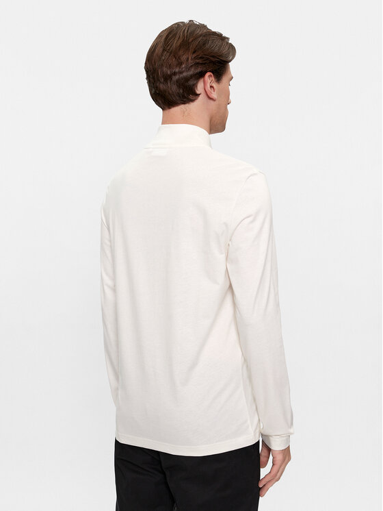 Calvin Klein Calvin Klein Longsleeve K10K111857 Biały Regular Fit