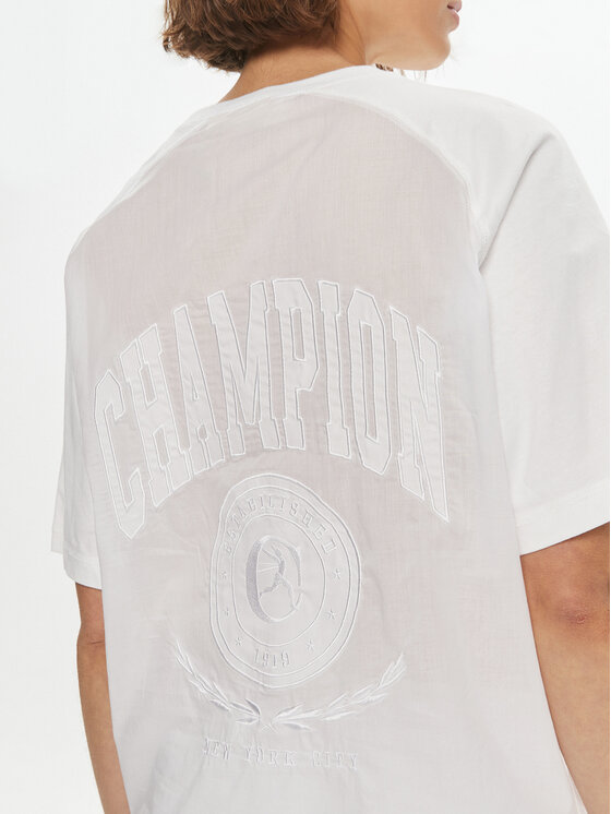 Champion Champion Majica 117351 Bela Relaxed Fit