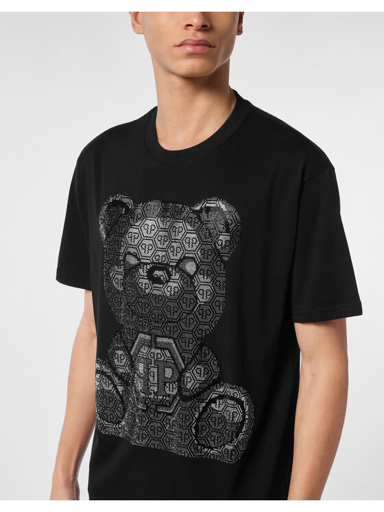 PHILIPP PLEIN PHILIPP PLEIN T-Shirt 25565 Czarny Regular Fit
