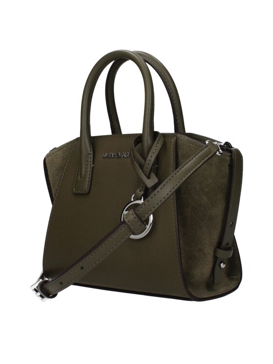 Michael Kors Michael Kors Torebka Green Leather Hand Zielony