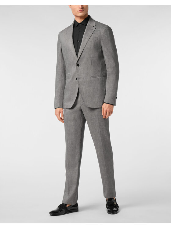 PHILIPP PLEIN PHILIPP PLEIN Marynarka 24559 Beżowy Regular Fit