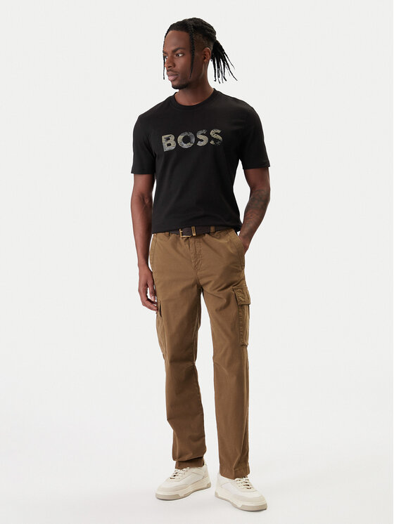 BOSS BOSS Majica Insignia 50556009 Črna Regular Fit