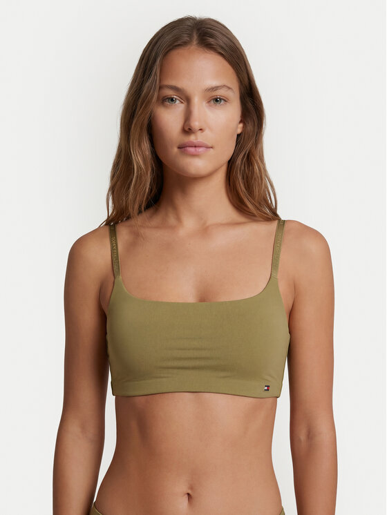 Tommy Hilfiger Tommy Hilfiger Top nedrček UW0UW06223 Khaki