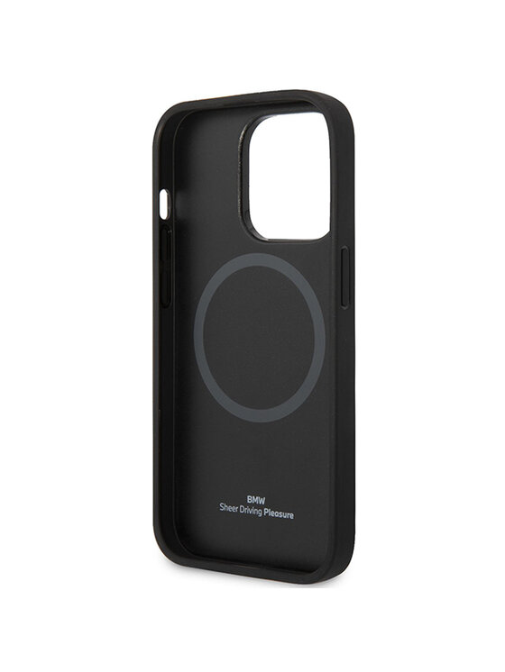 BMW Motorsport BMW Motorsport Etui na telefon iPhone 14 Pro Max Bordowy