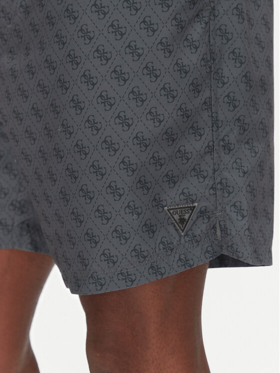 Guess Guess Szorty kąpielowe F5GT00 WG2D2 Czarny Regular Fit