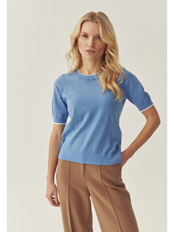 TATUUM Tatuum Sweter HILA Niebieski Classic Fit