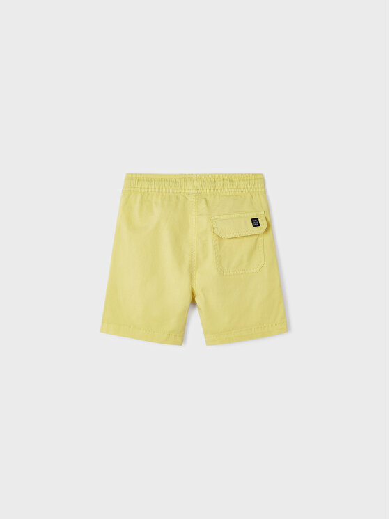Mayoral Mayoral Pantaloncini di tessuto 3225 Giallo Regular Fit