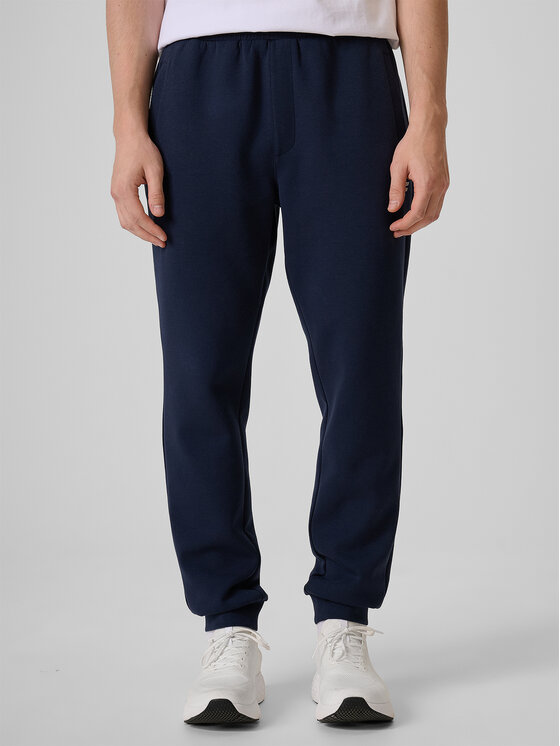 4F 4F Spodnie dresowe MONOCHROME MOVEMENT Granatowy Regular Fit