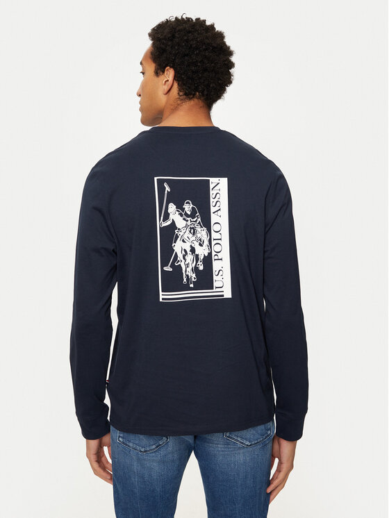 U.S. Polo Assn. U.S. Polo Assn. Longsleeve MUP2275 Granatowy Regular Fit