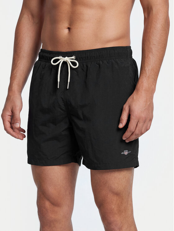 Gant Szorty kąpielowe 920026000 Czarny Regular Fit