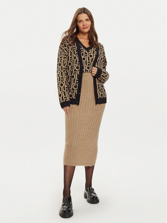 Liu Jo Liu Jo Cardigan WF4460 MA30P Marrone Regular Fit