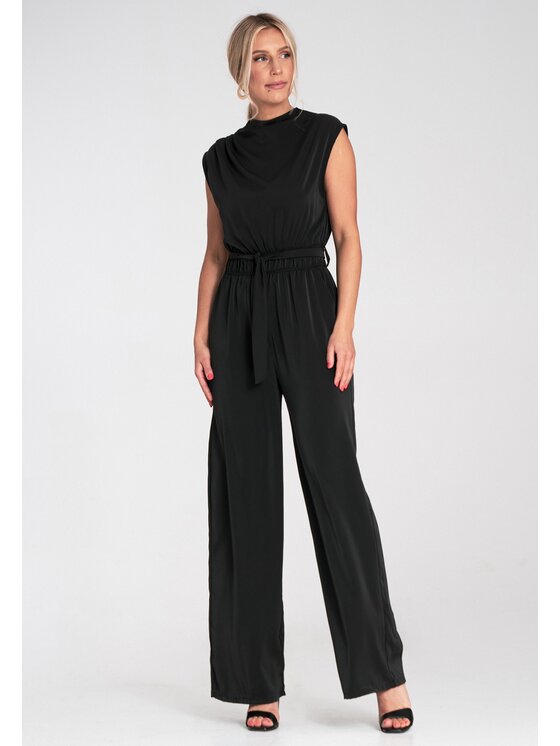 FIGL FIGL Overal M1196 Černá Regular Fit