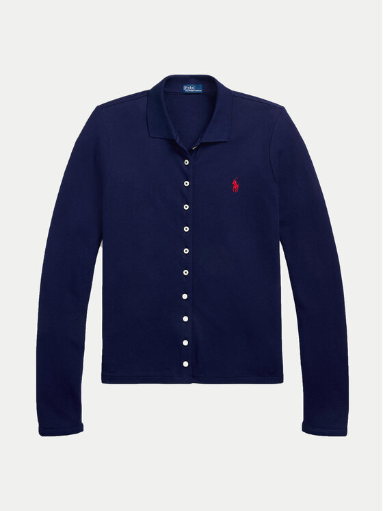 Polo Ralph Lauren Polo Ralph Lauren Koszula 211941176003 Granatowy Slim Fit