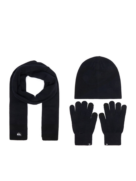 Quiksilver Quiksilver Rinkinys kepurė, šalikas, pirštinės CWBEO-QS-SM346-001-AW26 Tamsiai mėlyna
