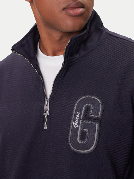 Guess Guess Μπλούζα M5BQ18 K0552 Σκούρο μπλε Regular Fit