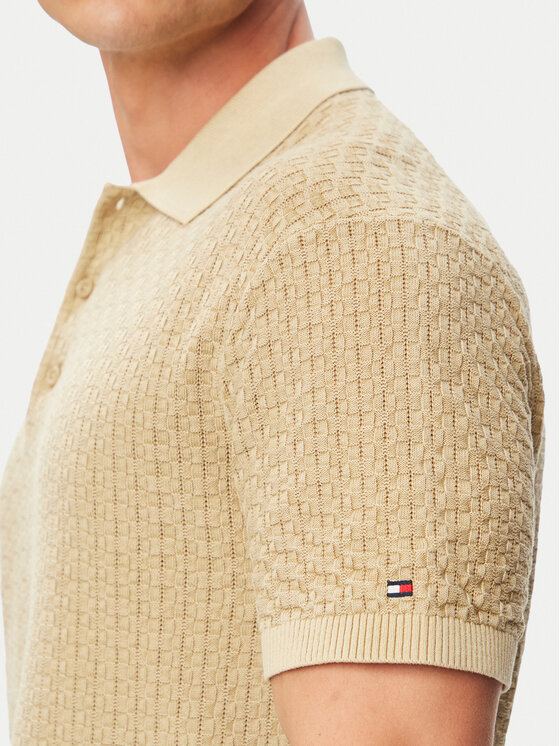 Tommy Hilfiger Tommy Hilfiger Polo MW0MW43246 Beige Regular Fit