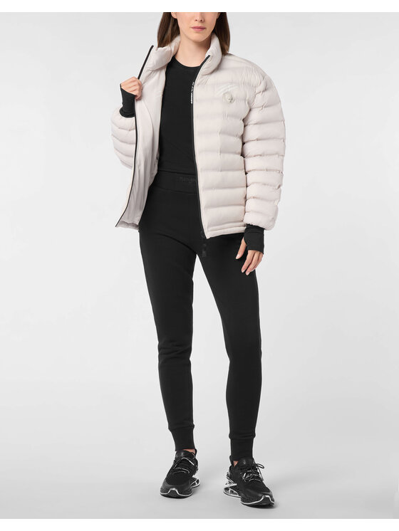 Plein Sport Plein Sport Vatovaná bunda 23975 Bílá