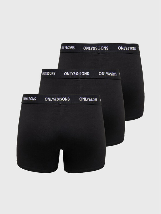 Only & Sons Only & Sons Σετ μποξεράκια 3 τμχ Fitz 22023854 Μαύρο