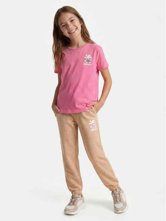 Roxy Roxy Tričko Lily ERGZT04139 Ružová Regular Fit