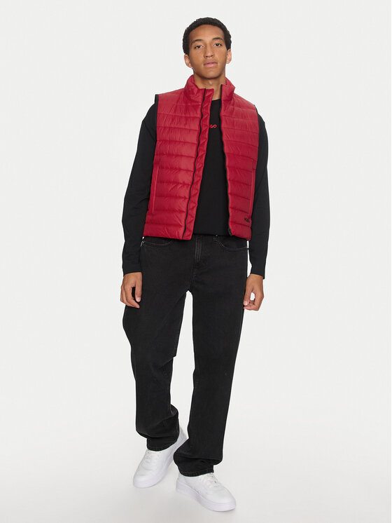 HUGO Hugo Prsluk Brentino2431 50517743 Crvena Regular Fit