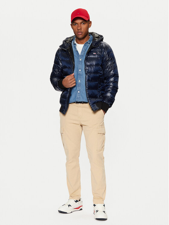 Tommy Jeans Tommy Jeans Kurtka przejściowa DM0DM20659 Granatowy Regular Fit