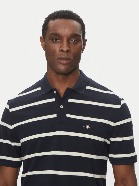 Gant Gant Polo 2014022 Granatowy Regular Fit