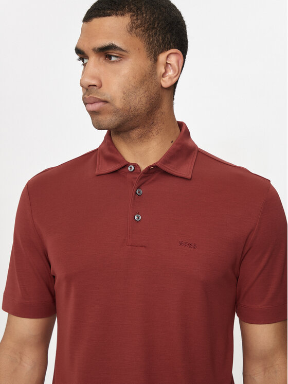 BOSS Boss Polo majica Press 55 50508830 Rdeča Regular Fit
