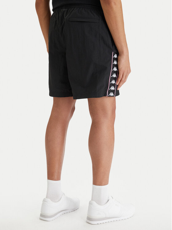 Kappa Kappa Sporta šorti 322B8GW Melns Comfort Fit