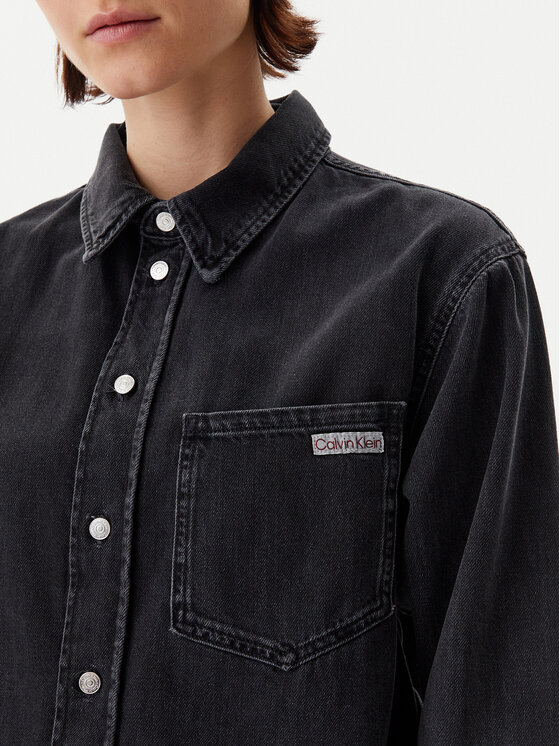 Calvin Klein Jeans Calvin Klein Jeans Geacă de blugi J20J225517 Negru Relaxed Fit