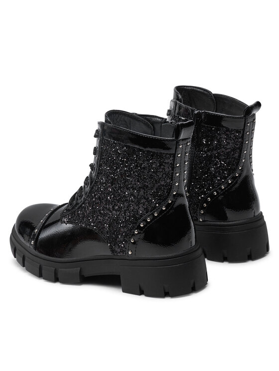Pepe Jeans Pepe Jeans Schnürstiefeletten Lilli Studs G PGS50202 Schwarz