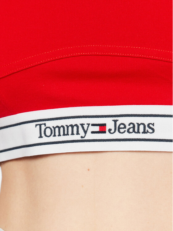 Tommy Jeans Tommy Jeans Τοπ DW0DW15300 Κόκκινο Slim Fit
