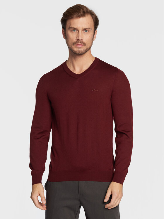 Maglione Baram-L 50476363 Bordeaux Regular Fit
