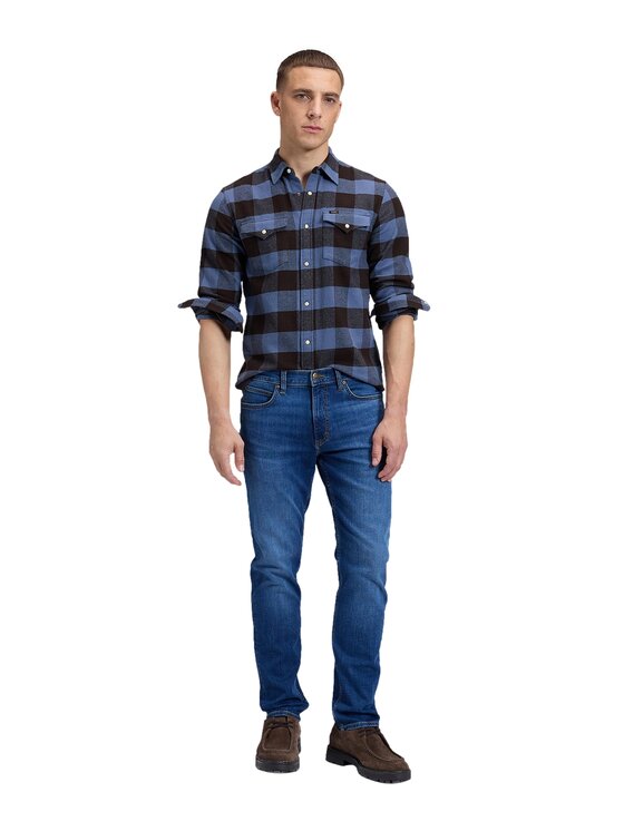Lee Lee Jeansy 112387470 Niebieski Slim Fit