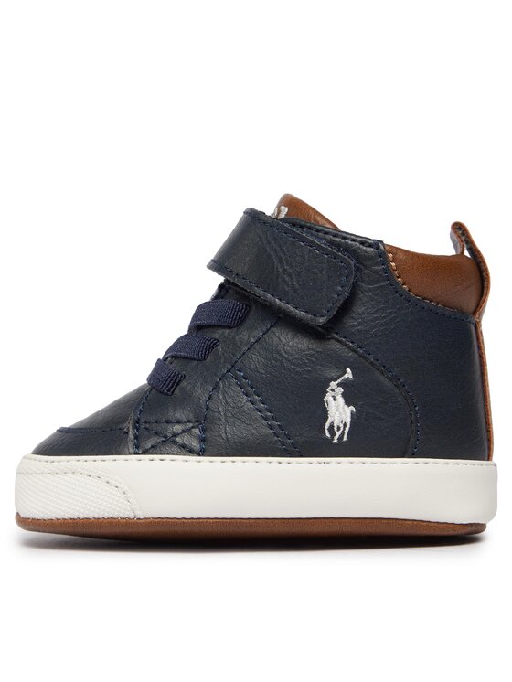 Polo Ralph Lauren Polo Ralph Lauren Gležnjarji Burnished RL100749 Mornarsko modra