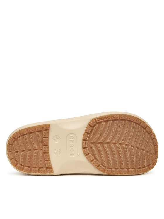 Crocs Crocs Παντόφλες Classic Lined Shorty 211380 Εκρού