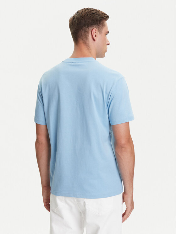 Karl Lagerfeld Jeans Karl Lagerfeld Jeans T-Shirt A3M17057 Světle modrá Regular Fit