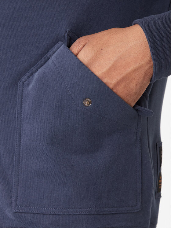Aeronautica Militare Aeronautica Militare Majica dugih rukava 252FE2072UF00669 Tamnoplava Regular Fit