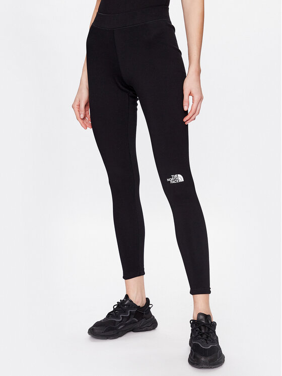 The North Face Leggings Interlock NF0A7ZGI Crna Slim Fit