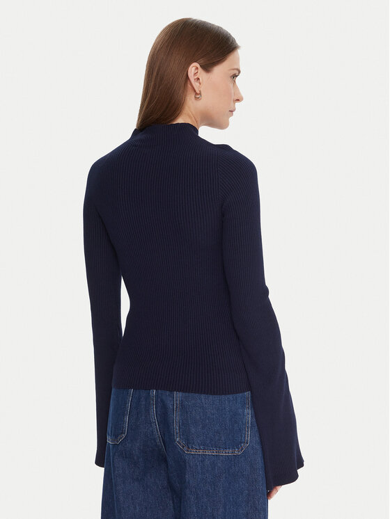 Kontatto Kontatto Rollkragenpullover 3M0816C Dunkelblau Regular Fit