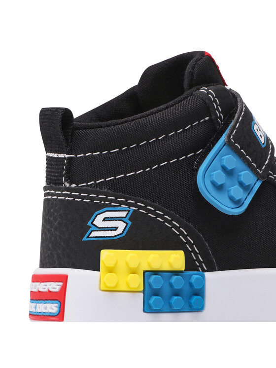 Skechers Skechers Sneakersy Lil Constructor 402224N/BKMT Czarny